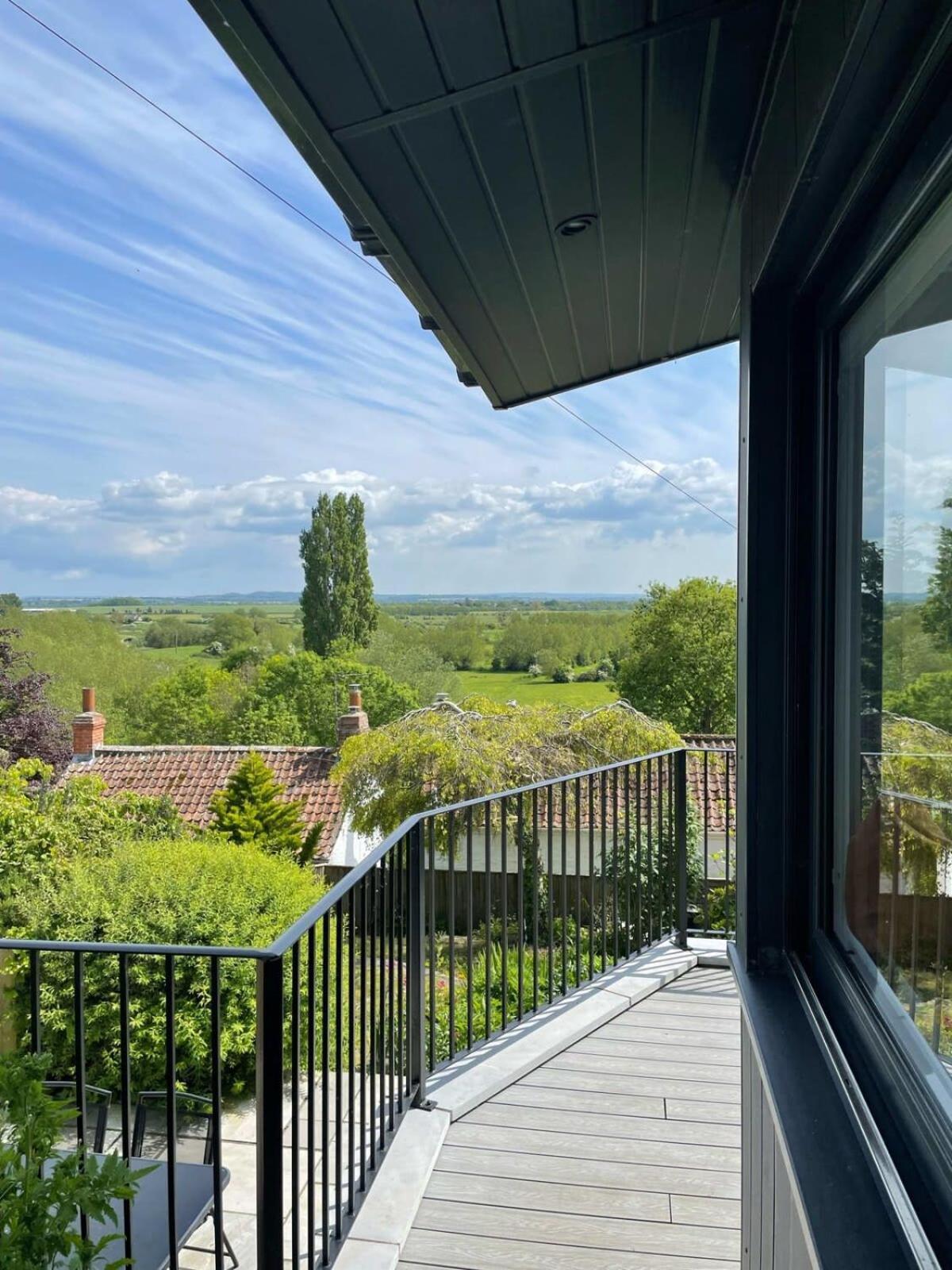 Stunning Hillside House Villa Langport Buitenkant foto